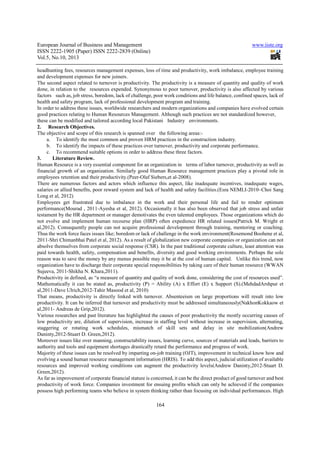 Impact of human resources management practices on turnover ...