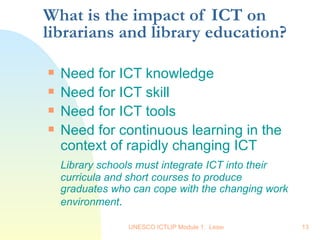 Impact Of Ict on libraries | PPT
