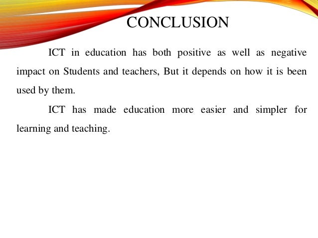 conclusion ict assignment