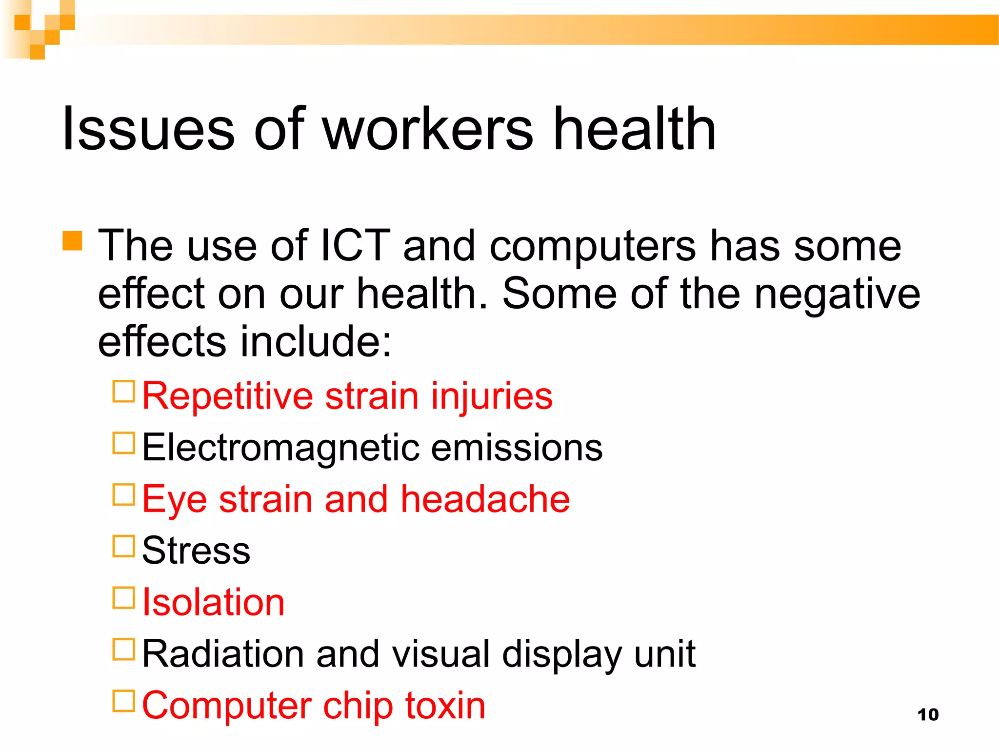 Impact of ict on society | PPT