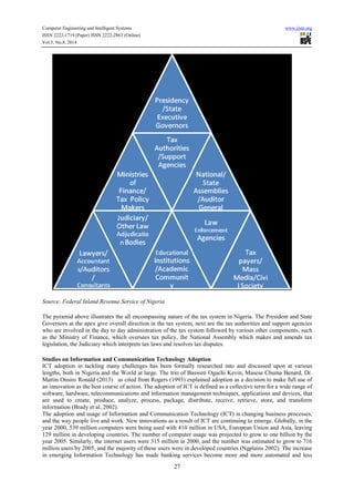 Impact of ict on tax administration in nigeria | PDF
