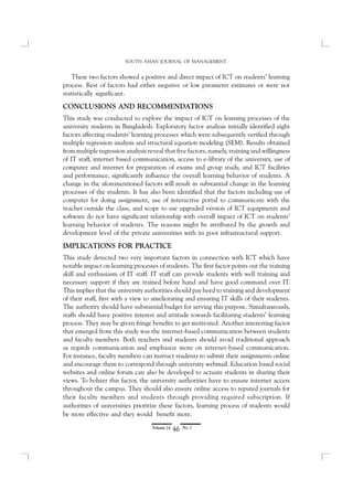 Impact of ICT on Student Learning Processes in Bangladeshi Private ...