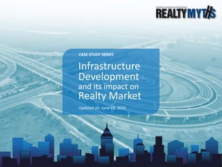 Infrastructure
Development
and its impact on
Realty Market
Updated on: June 28, 2016
CASE STUDY SERIES
 