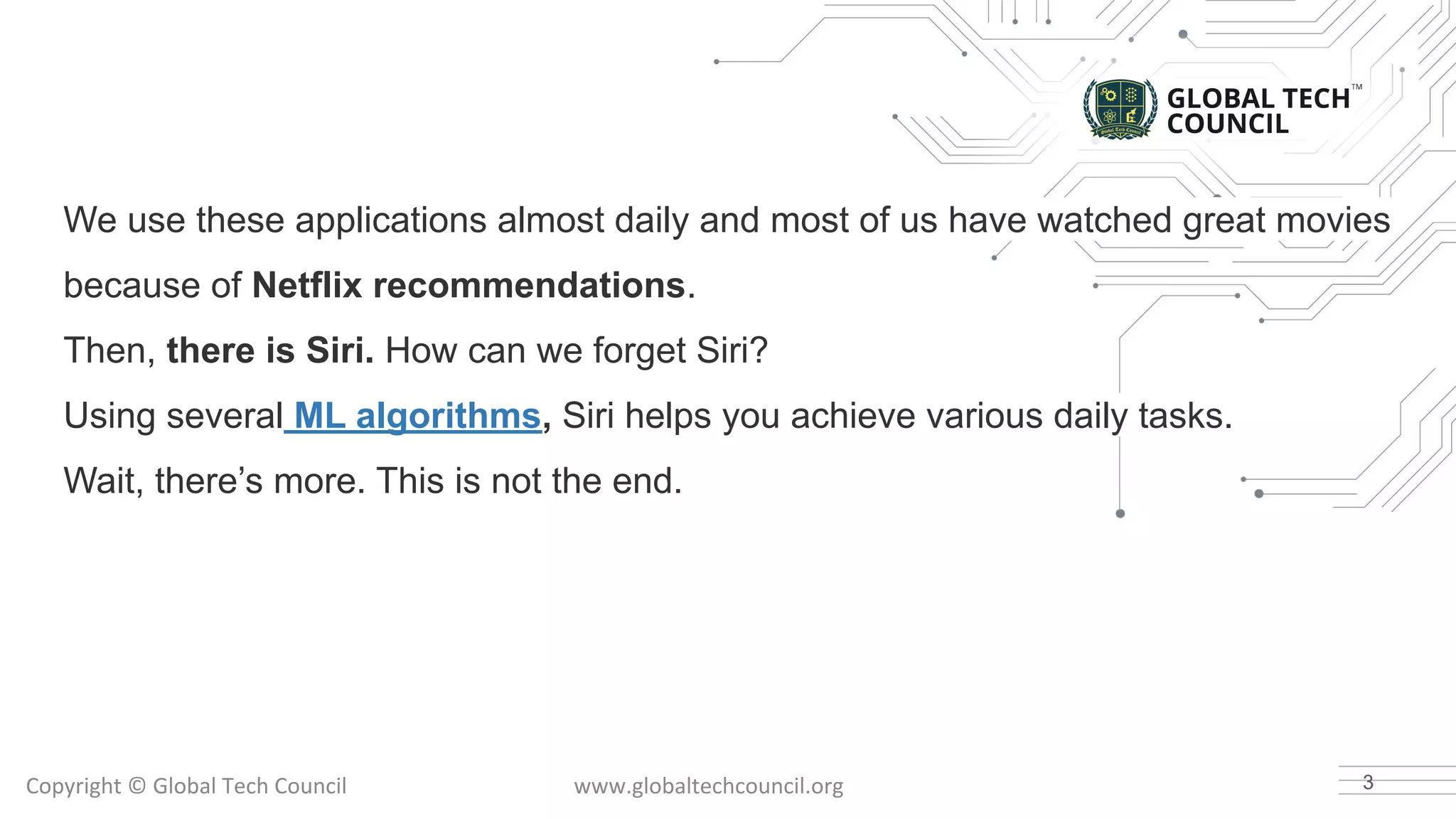 Impact of machine learning in our daily lives | PPT
