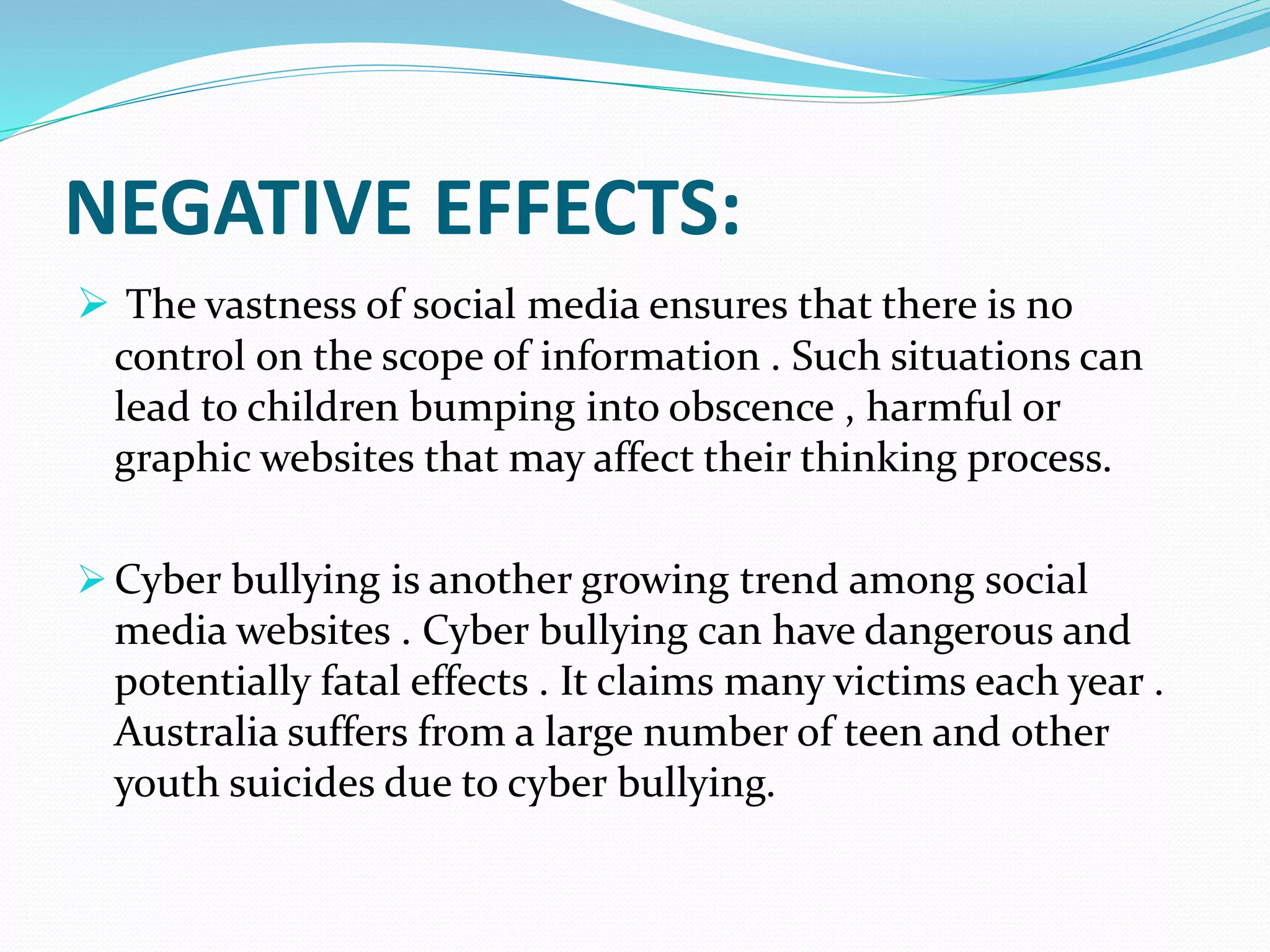 Negative Media Text Impact of Media on Children | PPTX