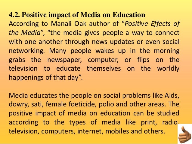 social media impact on education essay