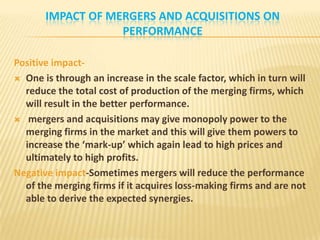 Impact of mergers and acquisition of pharmaceutical industry in indian ...