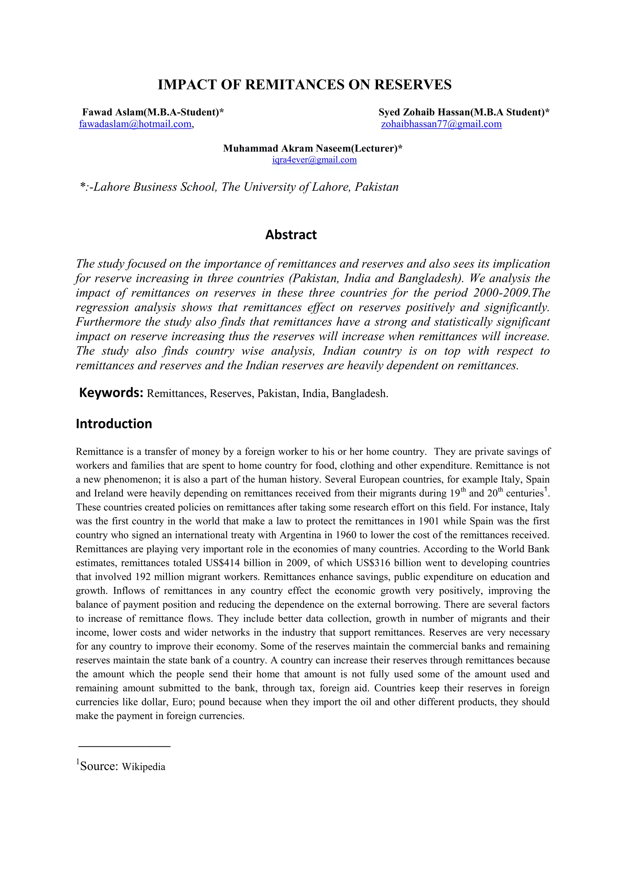 Mapping The Impact: Remittances And Human Geography'S Future - zov0bcy