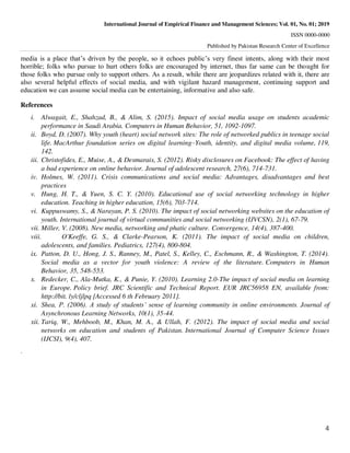 Impact Of Social Media On Youth And Education | PDF