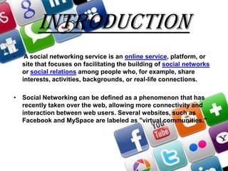 Impact of social networking sites on youth Slide 5