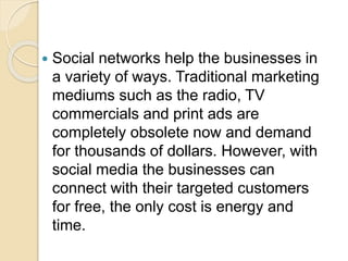 Impact of social networking sites on youth | PPTX