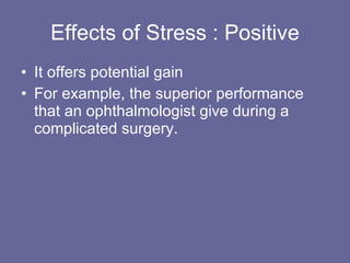 Impact of stress on productivity | PPT