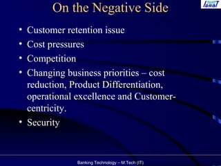 Impact of technology on banking operations | PPT