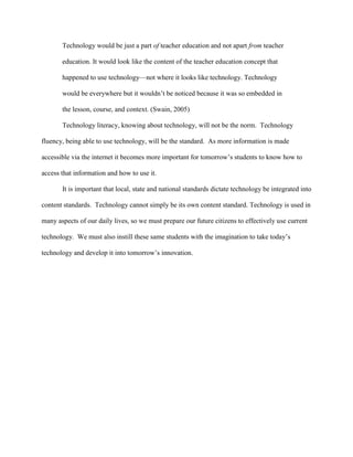 Impact of technology on teaching and learning