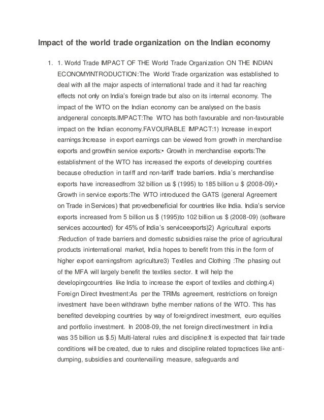 impacts of wto on trading countries The impact of trade opening on climate change note: this webpage is prepared by the secretariat under its own responsibility and is intended only to provide a general explanation of the subject matter it addresses. impacts of wto on trading countries The impact of trade opening on climate change note: this webpage is prepared by the secretariat under its own responsibility and is intended only to provide a general explanation of the subject matter it addresses.