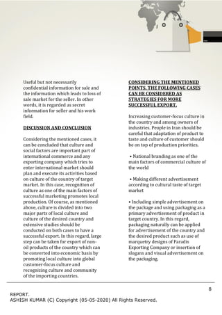 Impact of western culture on global business growth | PDF