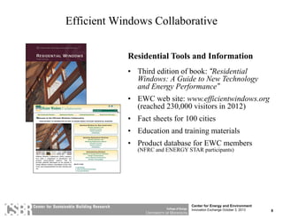 Impact of Window Energy Efficiency and How to Make Smart Choices | PDF