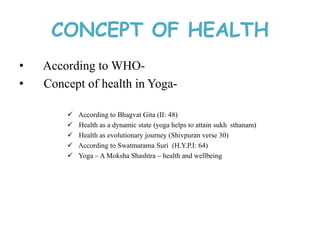 #Impact of Yoga Practices on Quality of Life | PPTX