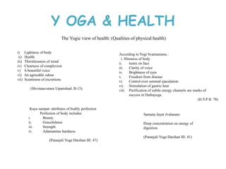 #Impact of Yoga Practices on Quality of Life | PPTX