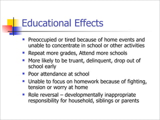 The Impact on Children of Parental Substance Misuse | PDF