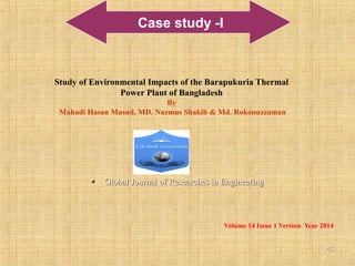 Impact of thermal power plant on environment and its management | PPT