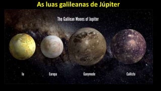As luas galileanas de Júpiter
 