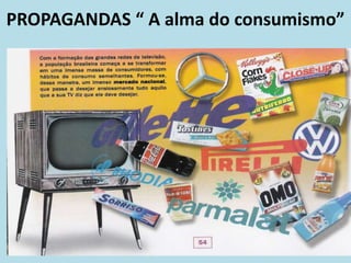PROPAGANDAS “ A alma do consumismo”
 