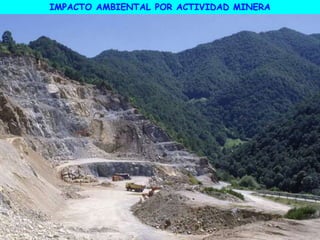IMPACTO AMBIENTAL POR ACTIVIDAD MINERA
 