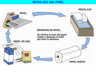 RECICLADO DEL PAPEL
 