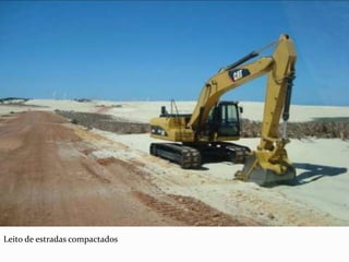 Leito de estradas compactados
 