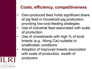 The state of smallholder-based pig industry in Vietnam: Insights from ILRI’s recent research