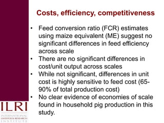 The state of smallholder-based pig industry in Vietnam: Insights from ILRI’s recent research