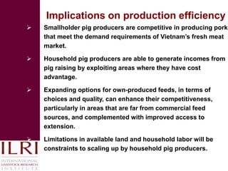 The state of smallholder-based pig industry in Vietnam: Insights from ILRI’s recent research