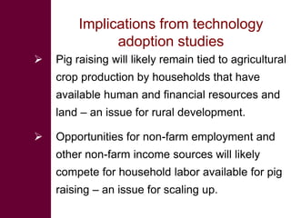 The state of smallholder-based pig industry in Vietnam: Insights from ILRI’s recent research
