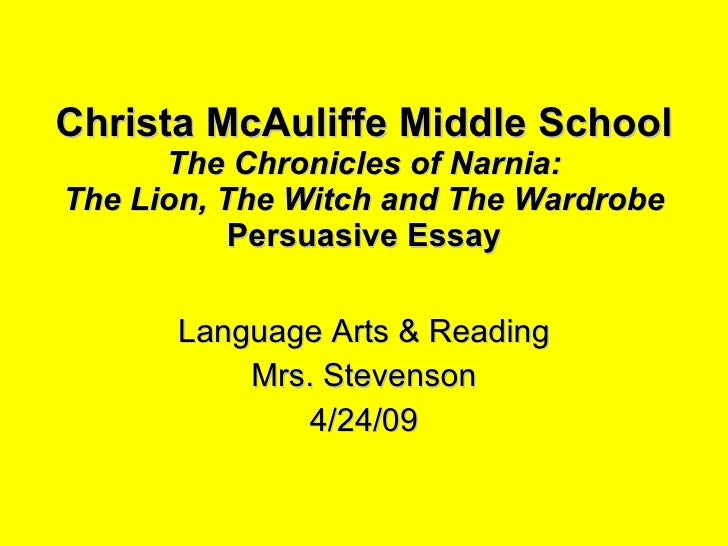Essay topics for the lion the witch and the wardrobe