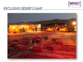 EXCLUSIVE DESERT CAMP
 