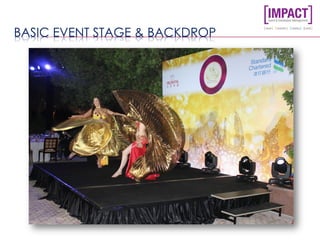 BASIC EVENT STAGE & BACKDROP
 