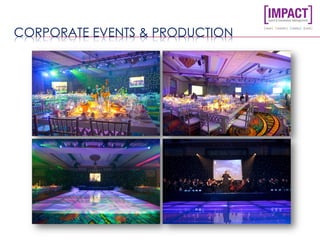 CORPORATE EVENTS & PRODUCTION
 