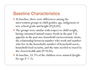 The impact of Quality Protein Maize (QPM) on school children’s weight and height: Results from an effectiveness trial in Colombia