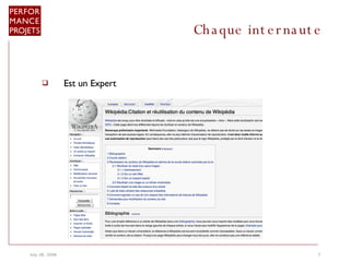 Chaque internaute Est un Expert  