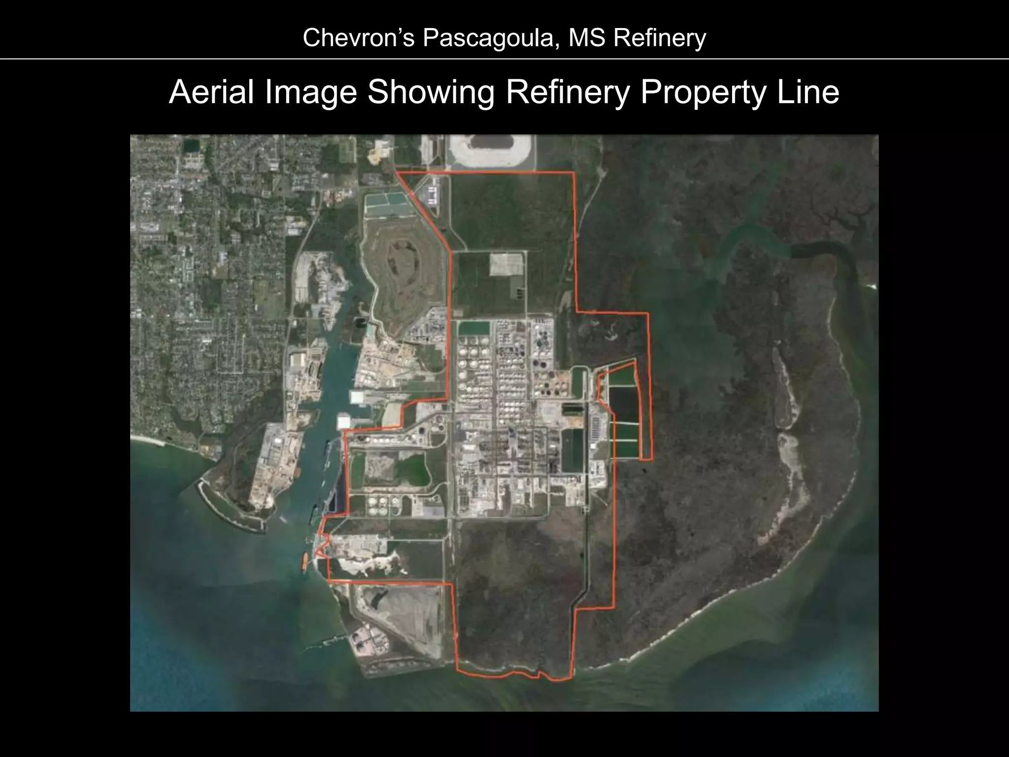 Refinery climate risks: Chevron/Pascagoula, MS | PPTX