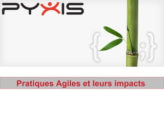 Pratiques Agiles et leurs impacts   