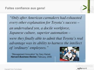 Faites confiance aux gens! 