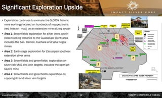 Significant Exploration Upside
• Exploration continues to evaluate the 5,000+ historic
mine workings located on hundreds o...