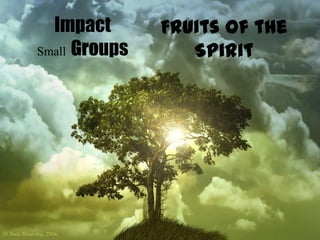 Impact       Fruits of the
Small Groups      Spirit
 