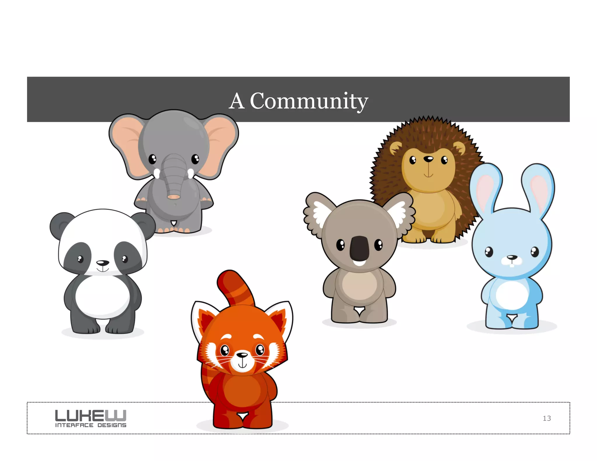 A Community




              13
 