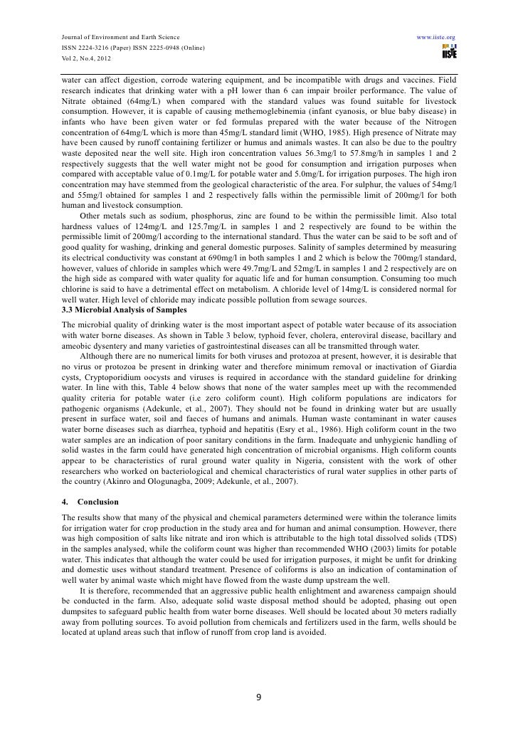 Thesis on groundwater quality assessment pdf image