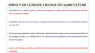 IMPACTS OF CLIMATE CHANGE ON AGRICULTURE AND ALLIED.pptx