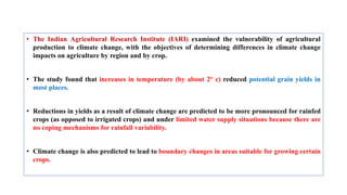 IMPACTS OF CLIMATE CHANGE ON AGRICULTURE AND ALLIED.pptx