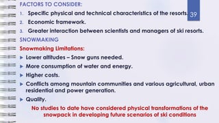 Impacts of climate change on ski industry | PPTX